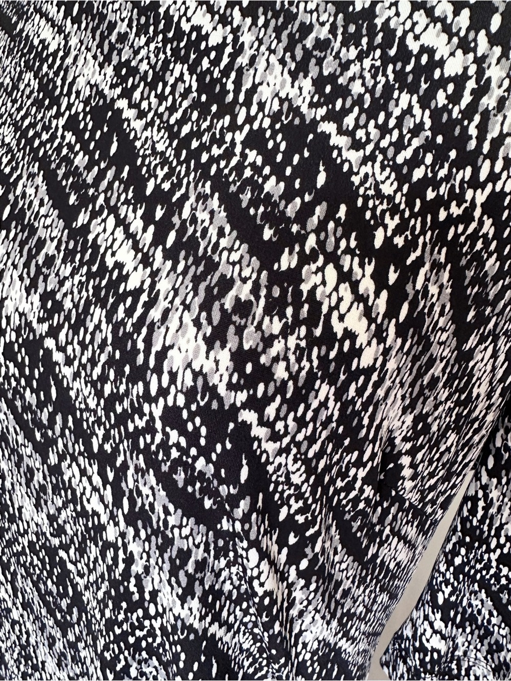 Connected Apparel Size 12 Black & White Sheath Dress - Picture 3 of 6